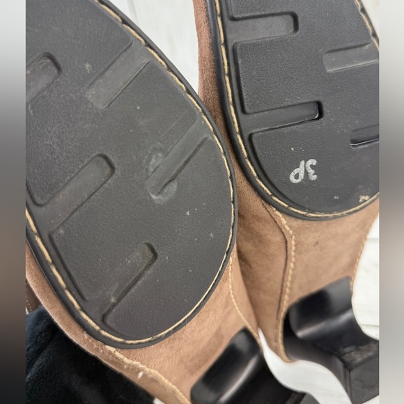 Y2K Naturalizer Moccasin Loafer Kitten Heels Leather Brown Boho Buckle Sz 6.5 - Picture 13 of 17